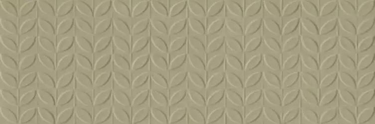 RA6N Плитка Vida Struttura Foglia 3D Verde Rett 30x90